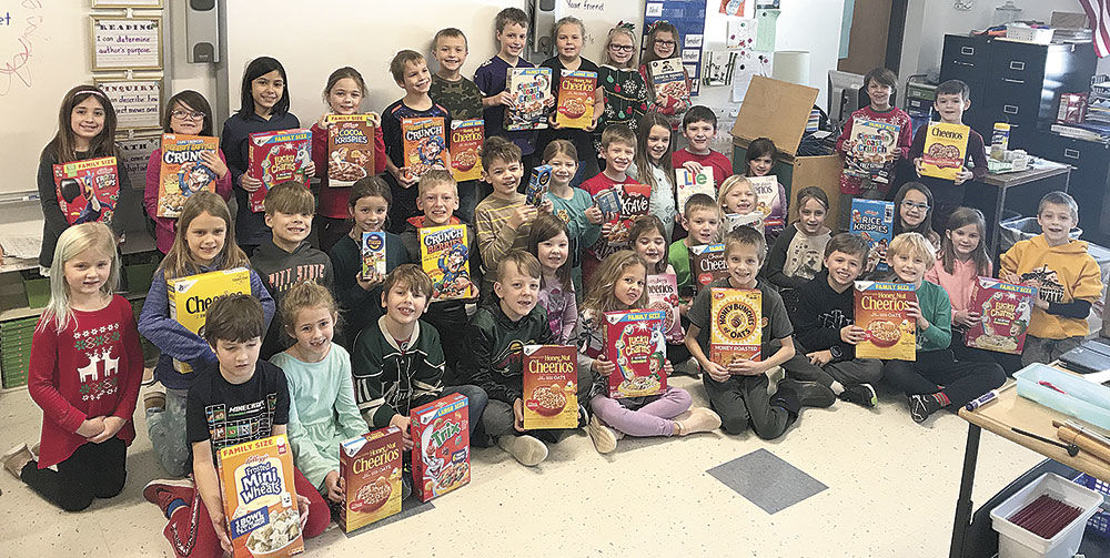 Scandia Elementary donates to Elim Lutheran Food shelf